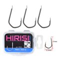 thumbnail image 2 of Mosiee 50Pcs Fishing Hooks Set Hot Sale 2/4/6/8/10/12# Optional Models Barbed Hook High Carbon Steel Carp Rigs Fishhooks Part Accessory, 2 of 9