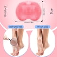 thumbnail image 3 of 2Pcs Shower Foot Scrubber, Shower Foot & Back Scrubber, Massage Pad, Wall-Mounted Back Scrubber, Silicone Bath Massage Cushion Brush with Suction Cup, 3 of 10