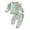 Green, variant on CPNG Toddler Infant Baby Girls and Boys Sportswear Outfits Flower Print Ruffled Long Sleeve Pullover Sweatshirt and Matching Pants 2 Piece Set