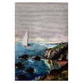thumbnail image 1 of Betsydrake GT1164 20 x 20 Po. Naviguant sur les Falaises Serviette d'Invité, 1 of 1