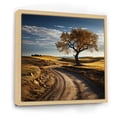 thumbnail image 2 of Designart "Roadside Panorama" Road Floater Framed Canvas Wall Art, 2 of 5