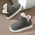 thumbnail image 3 of Zapatos de invierno de algodón para el hogar para mujer, botas de algodón antideslizantes con suela gruesa para oficina, calentadores de pies para parejas, botas de algodón para el hogar para hombre,, 3 of 5