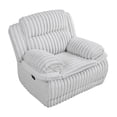 thumbnail image 2 of Lexicon Goodland Corduroy Glider Reclining Chair in Gray, 2 of 15