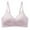 Purple, variant on French Style Lace Bralette for Women Hollow Out Fashion Wrap Strap Wireless Comfort Bra