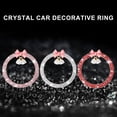 thumbnail image 3 of vlrwzc Car Bling Rhinestone Engine Start Ring Decals, 2pcs Car Push Start Button Cover Sticker, Sparkling Car Interior Accessories for Women, 3 of 7