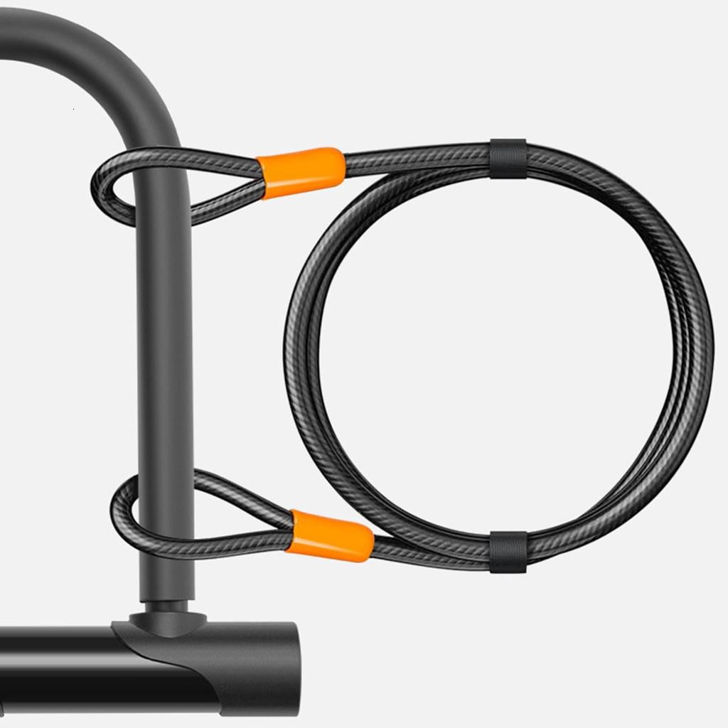 Yihuala Rustproof Safe Bike Accessories Heavy Duty Bike for Road Mountain Bike Anti Theft Bike U with