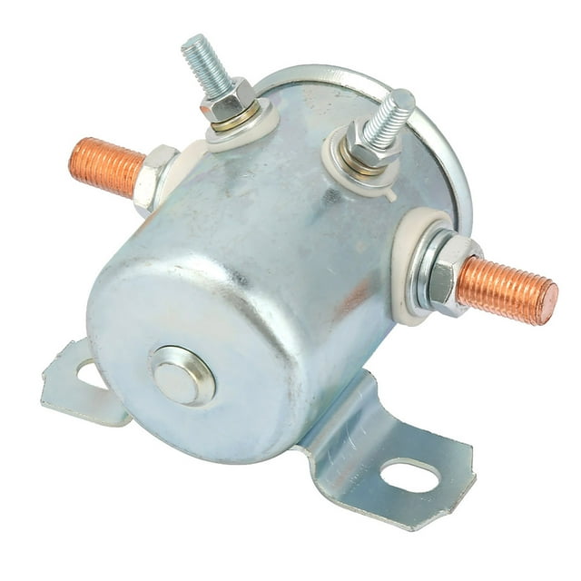 Relé de solenoide de servicio continuo, 24059‑BP Aislador de 4 terminales y 12 V Solenoide de servicio continuo Relé de solenoide con aislador continuo Eleve su experiencia