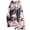 01#-Navy, variant on FAZVAOO Womens Pajama Pants,Floral Printed Elastic Waist Wide Leg Ankle Sleep Pants,27"Inseam