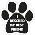 thumbnail image 2 of I Rescued My Best Friend - Paw Magnet, 2 of 2