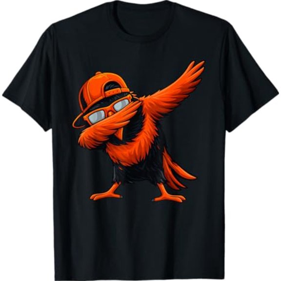 Oriole Dabbing for Men Women Youth Toddler T-Shirt