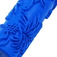 thumbnail image 4 of keepw 5'' Embossed Paint Roller Sleeve Wall Stencil Brush Flower Pattern Decor #23 Blue Type 6, 4 of 6