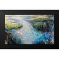 thumbnail image 2 of Vertentes, Jeanette 24x16 Black Modern Framed Museum Art Print Titled - Shimmer, 2 of 5