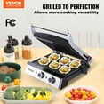 thumbnail image 2 of VEVOR Commercial Electric Griddle 14.5' - Stainless Steel, Non-Stick Iron Cooking Plate, Adjustable Temperature Control, 2 of 9