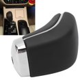 thumbnail image 4 of Knob, Comfortable Grip  Handball Matt Black Artificial Leather Gear  Head  For Automatic Car, 4 of 8