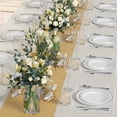 thumbnail image 2 of GPED 60 Pack Gold Plastic Plates, Heavy Duty Disposable Party Plates with 30 10.25" Dinner Plates and 30 7.5" Dessert Plates, Disposable Plates for New Year Party/Wedding/Thanksgiving/Birthday,Silver, 2 of 7