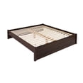 thumbnail image 1 of Wright Home Modern Wood King 4-Post Platform Bed in Espresso Finish, 1 of 6