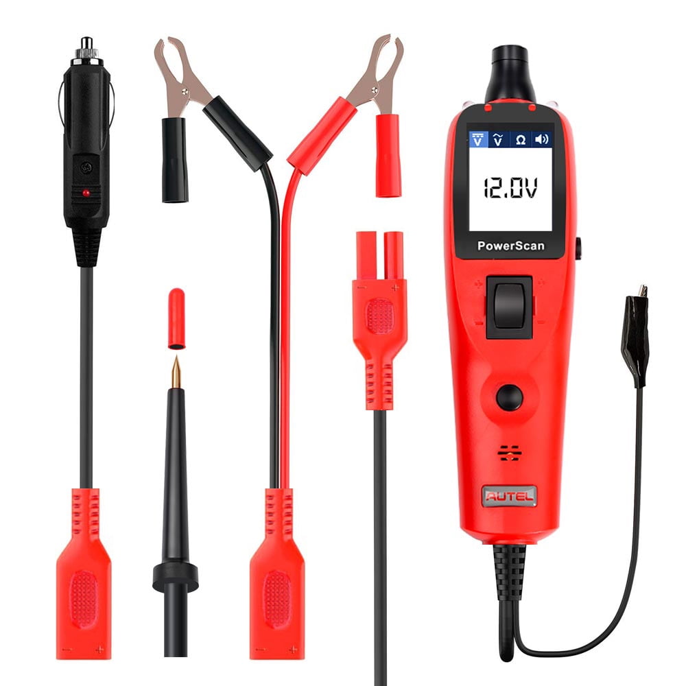 Auto Circuit Tester 12V 24V Probe Electrical System Powerscan AVOmeter Probe US 
