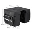 thumbnail image 4 of jinwen 25L Large Capacity Rear Carrier Rear Side Reflective Tail Seat Luggage for black, 4 of 9