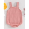 thumbnail image 3 of Bagilaanoe Newborn Easter Clothes Baby Girl Boy Rompers Embroidery Sleeveless Bodysuits 6M 12M 18M 24M  Casual One Piece Short Jumpsuit, 3 of 8