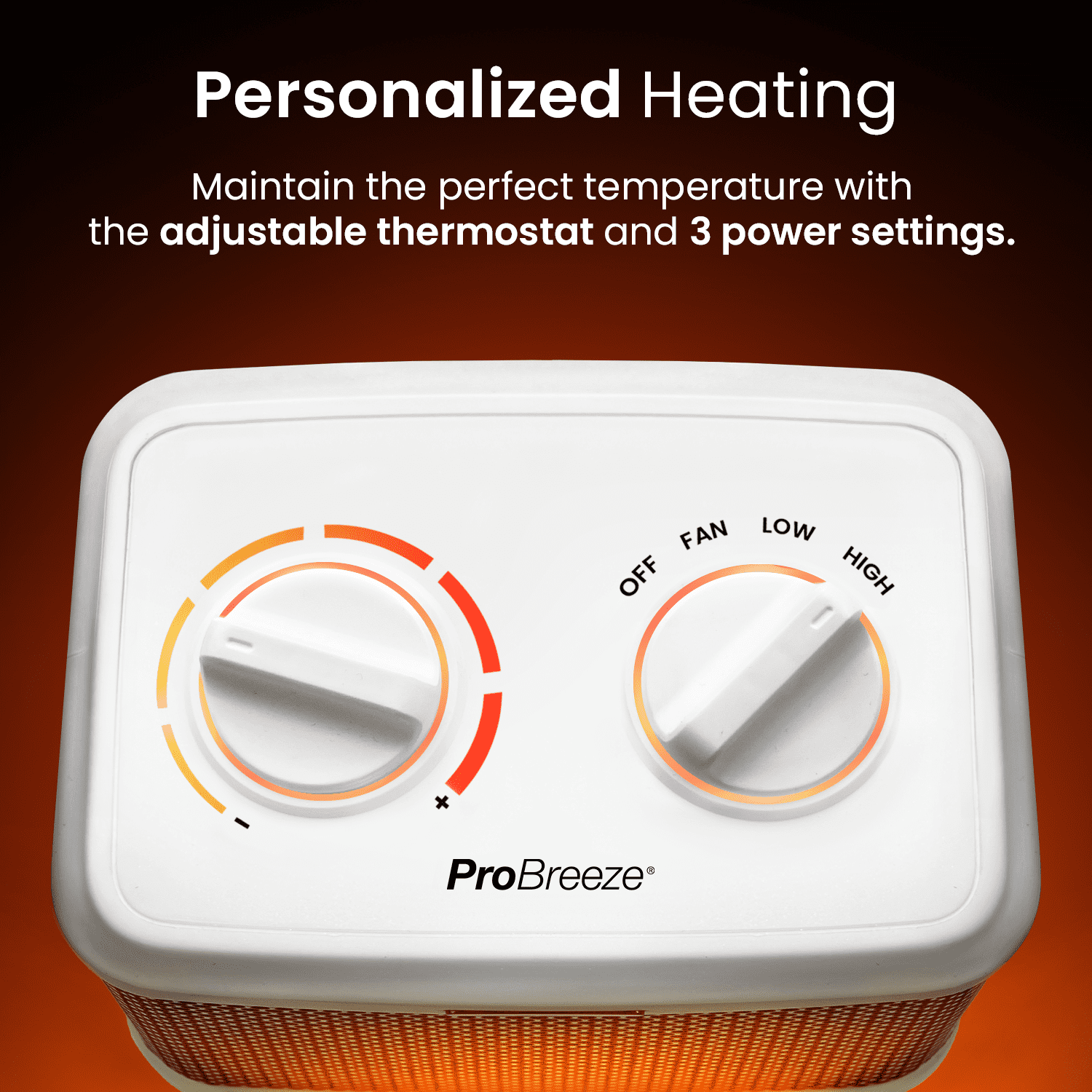  Pro Breeze Space Heater – 1500W Portable Electric