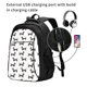 thumbnail image 2 of Easygdp Dachshund Dog Puppy Mochila para Laptop de Viaje con Puerto USB, Mochila para Laptop con Puerto de Carga USB para Mujeres y Hombres, 2 of 7