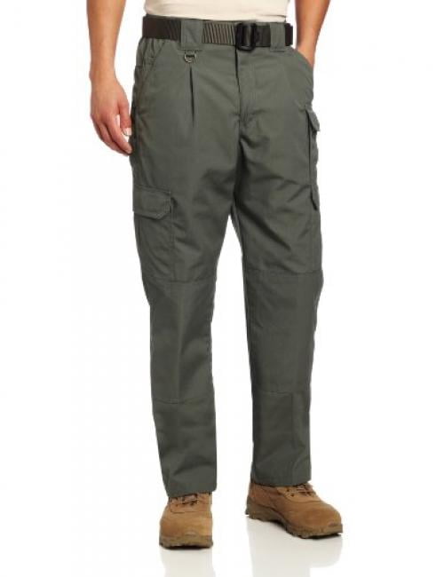 Men's Canvas Tactical Pant, Olive, 38 x 