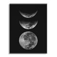 thumbnail image 2 of Kate and Laurel x The Creative Bunch Studio Collaboration, Mod Moon It’s Just a Phase Floating Acrylic Art, 23x31, Black and White Moon Phase Art for Wall, 2 of 10