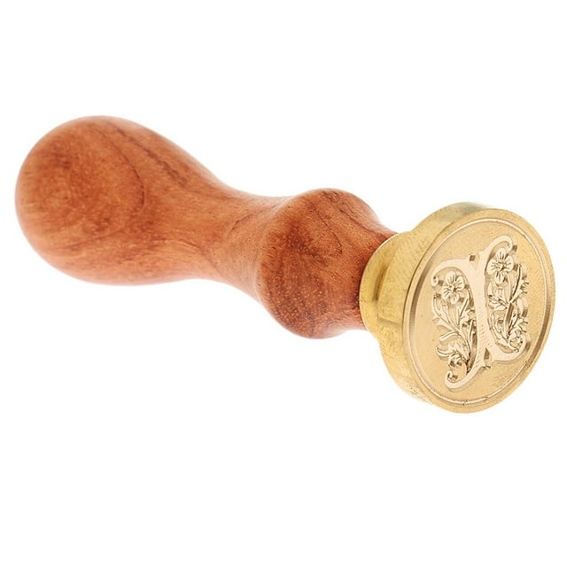 GUOOL Seal Stamp Tool Handle for DIY Invitation Letters Envelopes I