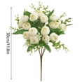 thumbnail image 2 of 1PCS Realistic Flower Bouquet - Lifesize Floral Arrangements with Long Stems - Artificial Peonies & Hydrangeas for Wedding, Living Room & Table Decor, 2 of 4