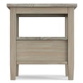 thumbnail image 2 of Simpli Home Warm Shaker Solid Wood 20 inch Wide Transitional End Table in Distressed Grey, 2 of 12