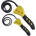 thumbnail image 1 of Juego de 2 llaves de correa Dinheiro, llave ajustable con correa de goma, llave ajustable para abrir frascos, abrir filtros y tuberías, 1 of 5