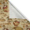 thumbnail image 6 of Ambesonne Vintage Airplane Valance & Curtain, Aviation Style, 55"x45", Pale Brown Red Yellow, 6 of 6