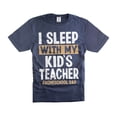 thumbnail image 4 of Mens Funny Joke shirt I Sleep With My Kid's Teacher Shirt Homeschool Dad Shirt Funny Graduation Tee (Large Grey), 4 of 6