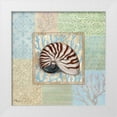 thumbnail image 3 of Paul Brent 20x20 White Modern Wood Framed Wall Art Titled - Oceanic Shell Collage III, 3 of 5