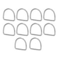 thumbnail image 3 of 10Pcs D Rings, 316 Stainless Steel D Rings 3mm Seamless Welding Half Round Rings Surfboard Kayak Hand DIY Accessories, 3 of 8