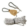 thumbnail image 1 of Pulley Windproof Rope Adjustable Pulley Rope Multifunctional Application Camping, 1 of 7