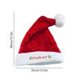 thumbnail image 3 of Kumdkd Personalized Family Santa Hats - Embroidered Christmas Hats for Adults & Kids, Red Party Decor, Reusable Holiday Gift (12.5x15.3in), 3 of 6