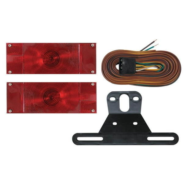 Optronics trailer light kit pair of waterproof marine combination tail