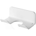 thumbnail image 1 of Wall Mounted Hair Dryer Holder, White, Bathroom Accessory, Fits Most Hair Dryers (M), 1 of 4