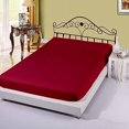 thumbnail image 4 of 500 Thread Count 3 Piece ( 1-Fitted Sheet + 2 - Pillow Cases ) Fitted Sheet 12 Inch Deep Pocket 100% Egyptian Cotton Stripe Pattern, 4 of 4