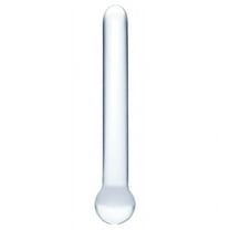 Glas Straight 7" Glass Dildo, Clear