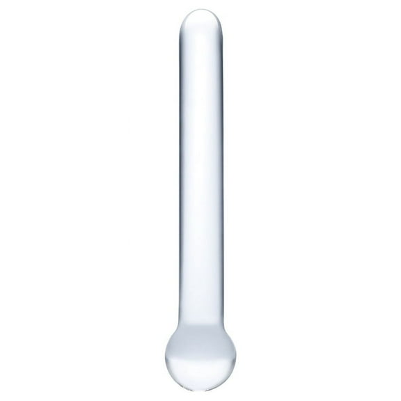Glas Straight 7" Glass Dildo, Clear
