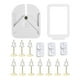 thumbnail image 2 of Herramienta para incrustar postes de aretes, arcilla polimérica, kit para aretes tipo botón, kit de herramientas para incrustar postes tipo botón, 2 of 8