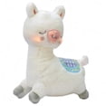thumbnail image 2 of Magic Years 10 inch Musical Light Up Llama Toy for Baby, Plays Brahms' Lullaby, White, 2 of 2