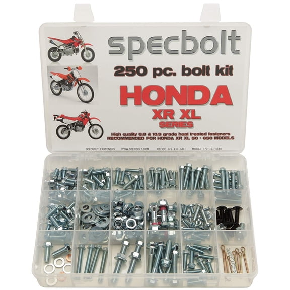 Brand 250pc Bolt Kit fits: Honda - XR XL Series Dirtbike