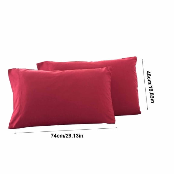Qholemyo Hotel Quality Pillow Covers Breathable Oil Proof Case For Fiber Pillow Core Home Goods Soft Sleeping Pillow