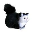 thumbnail image 1 of Juguetes de peluche suaves para gatos, juguetes de animales en miniatura, juguete educativo para niños Negro, 1 of 9