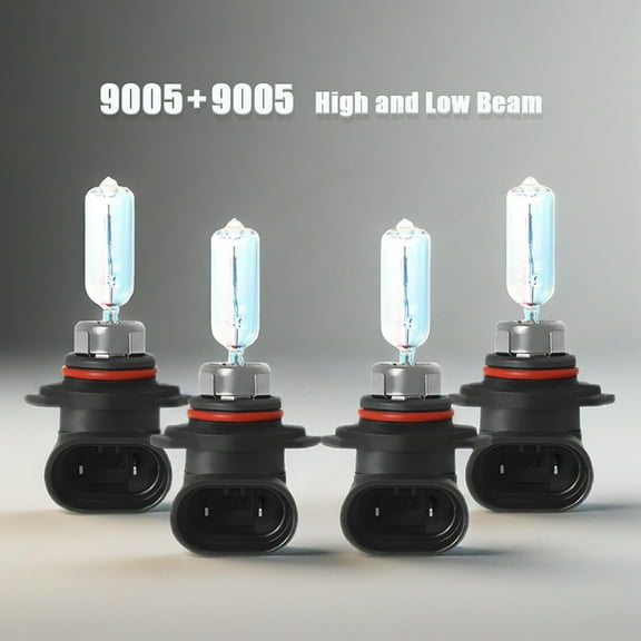 BSBSDJB For Kia Forte 2021-2023 Warm White Halogen Headlight Bulbs High-Low Beam 9005 9005