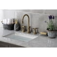 thumbnail image 3 of Kingston Brass KS2983BEX Essex Widespread Bathroom Faucet with Brass Pop-Up, Antique Brass, 3 of 8