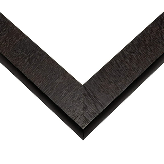 10x20 Modern Shadow Box 1" Depth Black Picture Frame - UV Acrylic, Backing, Hanging Hardware